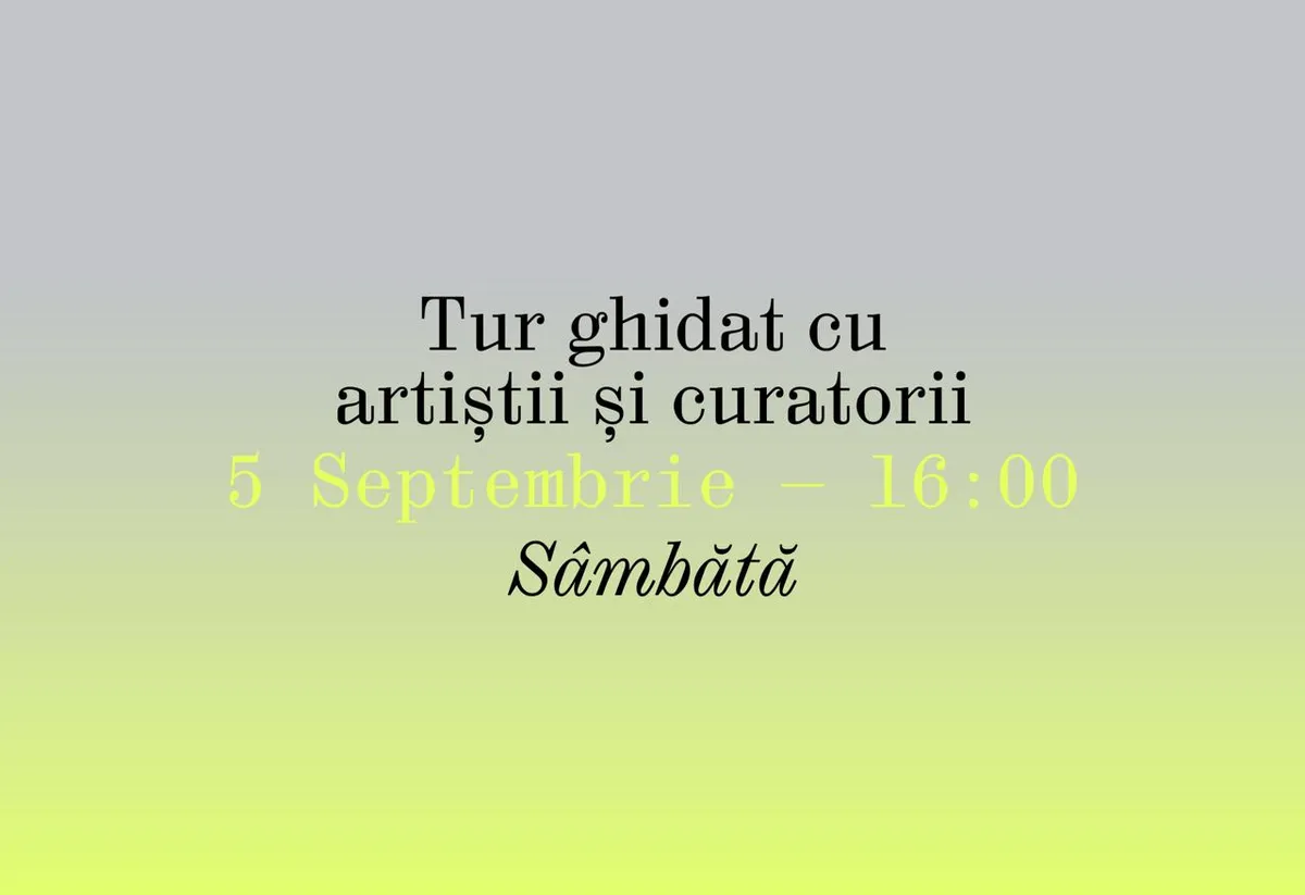Tur ghidat #1 cu artiștii și curatorii