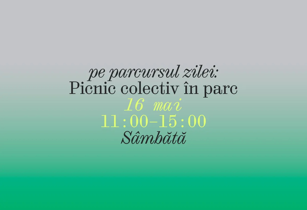 Picnic colectiv în parc
